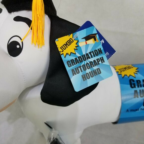 Graduation Autograph Dog #1 Grad! 21"Stuffed Plush - Picture 3 of 12